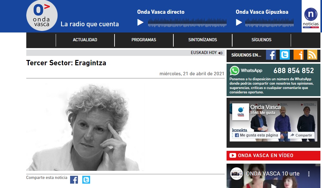 Portada Begoña Onda Vasca