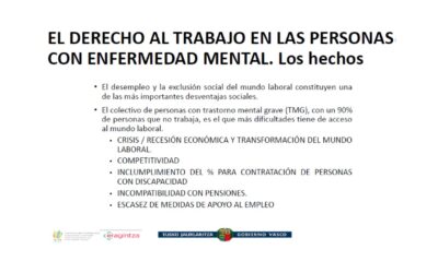 Jose Antonio de la Ricaren hitzaldia Enplegu eta Osasun Mentala Jardunaldian
