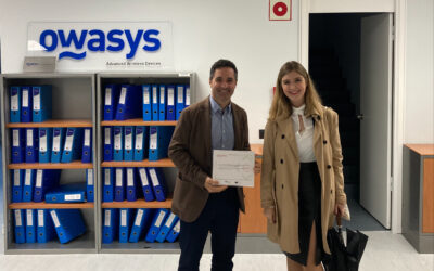 OWASYS S.L. enpresak gure Esker OnaK aitorpena jaso du