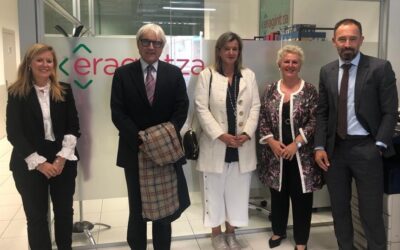 Espainiako Delegatua Euskadin eta Bizkaiko Enplegu saileko Zuzendariaren bisita Eragintzan