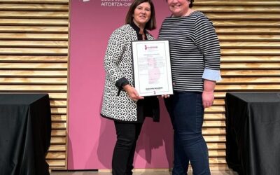 Eragintza Fundazioak euskarako Harrobi Diploma jaso du