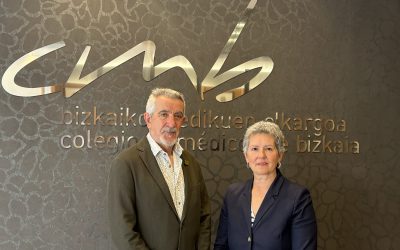 ERAGINTZAk bilera bat izan du Bizkaiko Medikuen Elkargoarekin