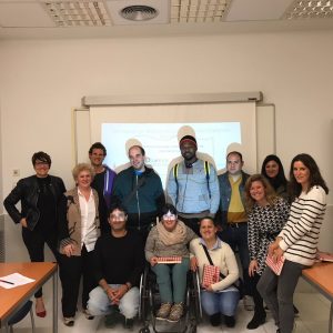 Visita del alumnado y profesorado del Centro Txurdinaga
