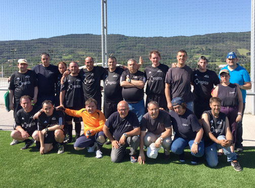 Eragintza ha participado hoy, con un excelente resultado, en el torneo organizado por el Athletic Club Bilbao en sus instalaciones de Lezama.